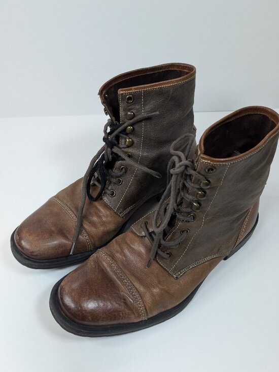 Men\'s Aston Grey Collection Redwood Genuine Leather Lace Boots 1006868 Size 10 main image 15